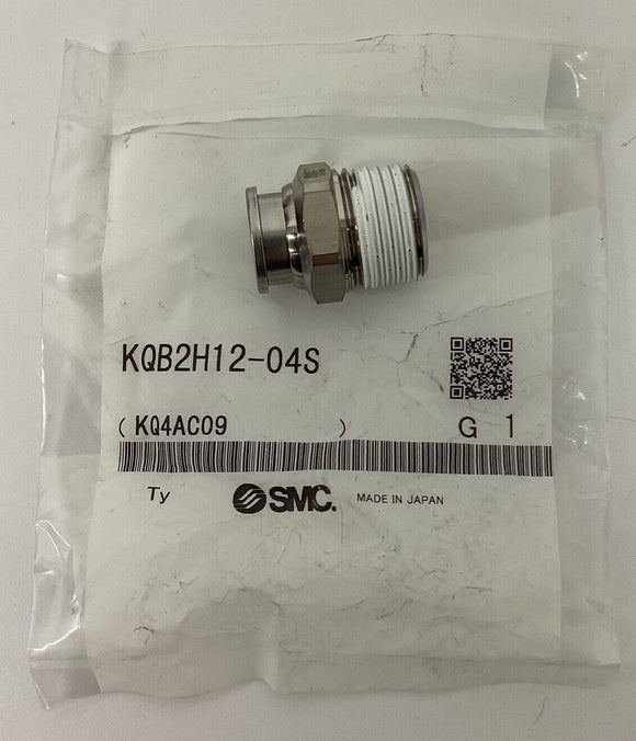 SMC KQB2H12-04S White Brass one touch fitting