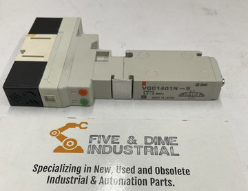 SMC VQC1401N-5 Pneumatic Solenoid Valve 24 VDC - 0