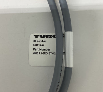 Turck VBRS4.5-2RK4.5T-0.3/0.3/S1574 Splitter Cable U0117-6 - 0