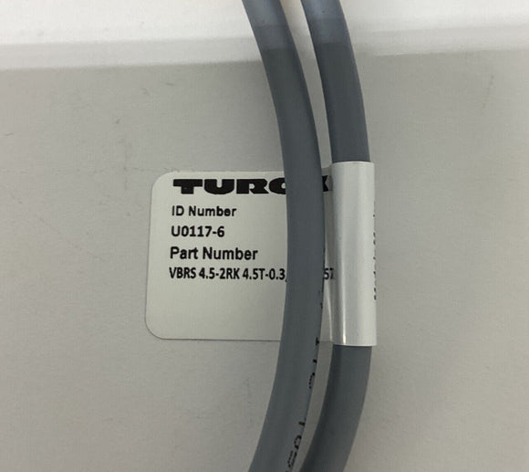 Turck VBRS4.5-2RK4.5T-0.3/0.3/S1574 Splitter Cable U0117-6