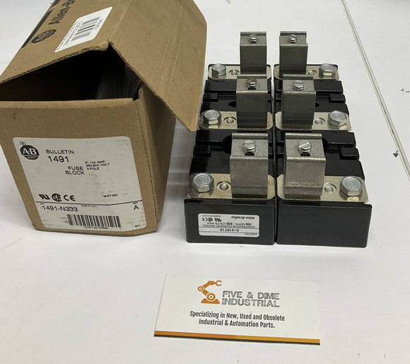 Allen Bradley 1491-N333 Fuse Block Series A