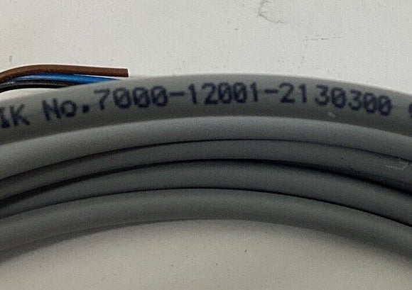 Murr 7000-12001-2130300 M12 Male 3-Pole Single End Cable 3M