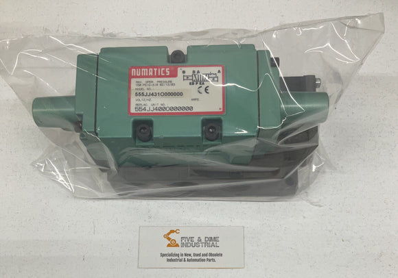 Numatics 554JJ431O000000 Air-Pilot Valve w/ Brace