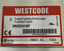 IXYS Westcode 069GSDA0100F  100A Protistor Fuses 690V Class GR 3-Pack-5