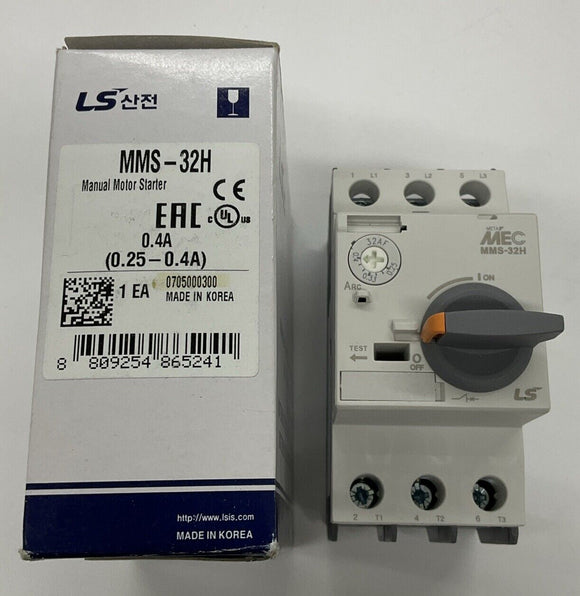 LS MMS-32H / MMS-32H-0.25-0.4A Manual Motor Starter 0.25-0.4A