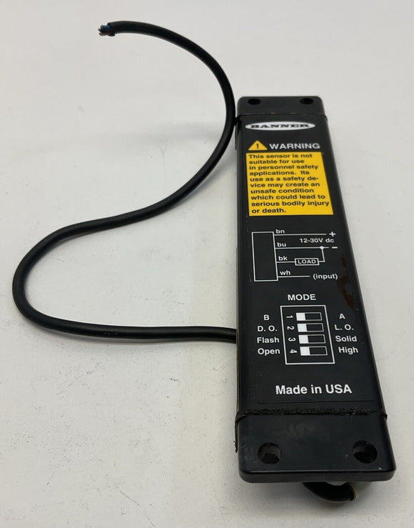 Banner PVA100P6RQ Light Curtain Receiver Sensor