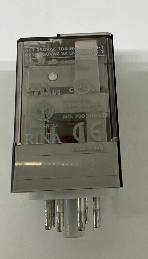 Allen Bradley 700-HA32A1  Ser. D 10A  DPDT Relay 120VAC Coil
