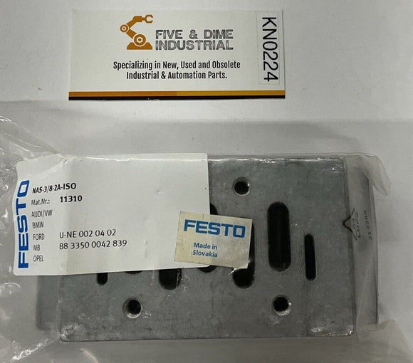 Festo NAS-3/8-2A-ISO / 11310 Valve Base