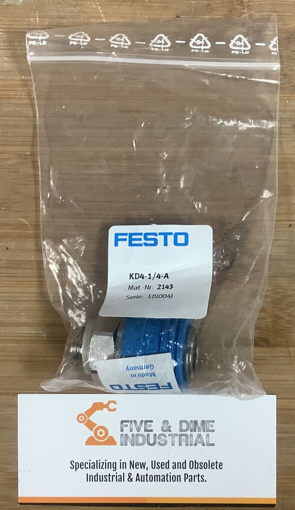 Festo KD4-1/4-A  Coupling Socket 2143