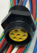 Brad Woodhead 1300130588 Mini Change Receptacle Cord 6P Female 2M-4
