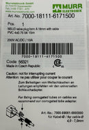 Murr Elektronik 7000-18111-6171500 A-18 MSUD Valve Plug with 15M Cable-6