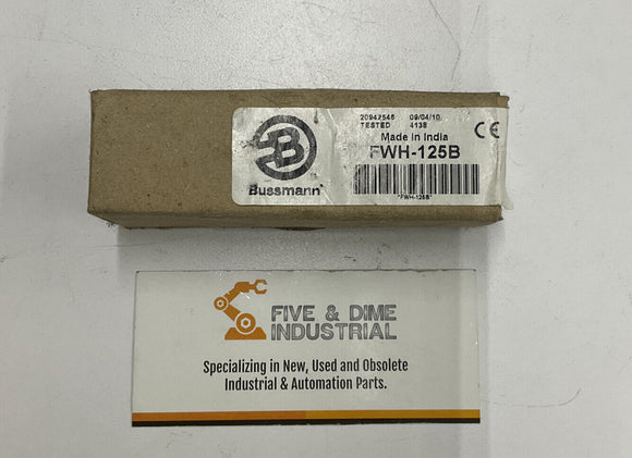 Bussmann FWH-125B 125A Fast Acting Fuse