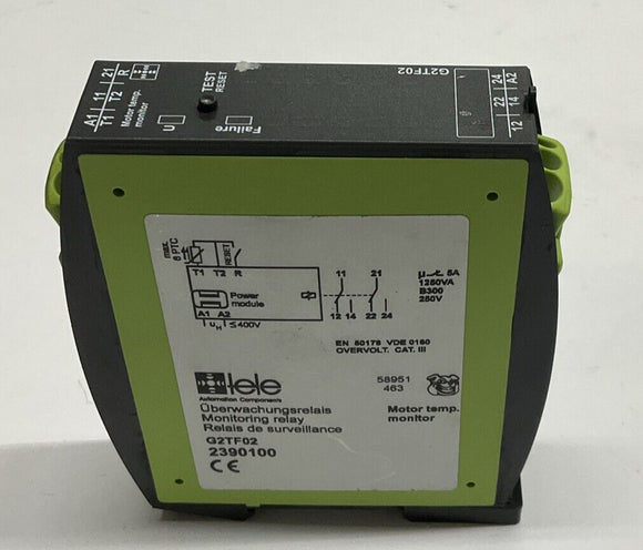 Tele Controls G2TF02 24V Motor Temperature Monitor 2390100