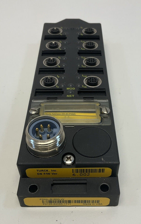 Turck FDNL-S1600-W Devicenet Bus Stop Station