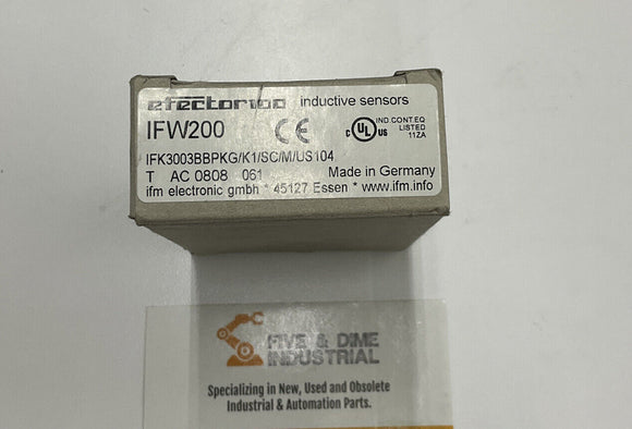 IFM Efector IFW200 Inductive Sensor