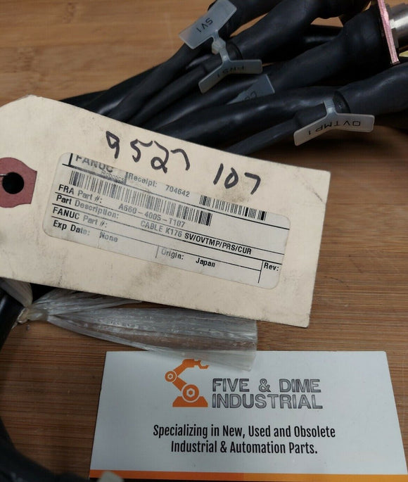 Fanuc A660-4005-T107 K176 Signal Cable SV/OVTMP/PRS/CUR