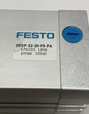 Festo DFSP-32-20-PS-PA Pneumatic Stop Cylinder 32mm Bore, 20mm Stroke 576103-3