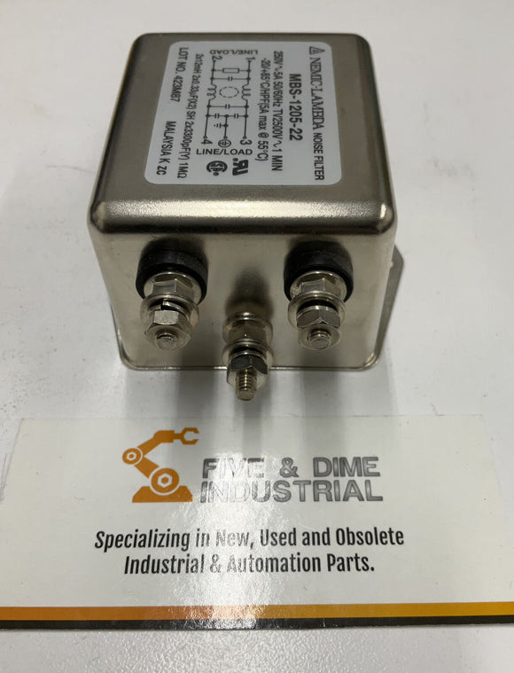 Nemic Lambda MBS-1205-22 Noise Filter 250V AC