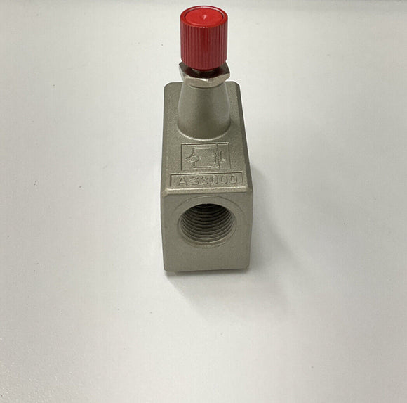 SMC AS300E-03 Inline Flow/Speed Control Valve