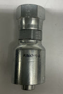Parker P10643-10-8  5/8" JIC Swivel x 1/2" Hose Crimp Fitting-2