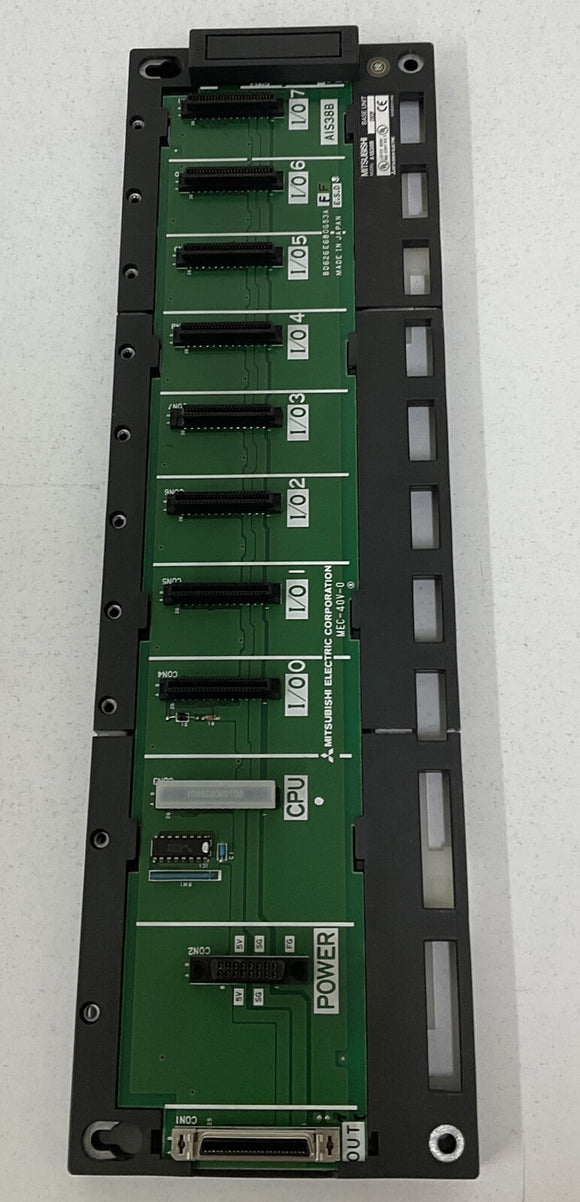 Mitsubishi Electronics A1S38B Base Unit 8 Slot Rack