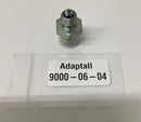 Adaptall 9000-06-04 BSPP Nipple G3/8-19 x G1/4-19 Fitting-1