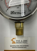 Stauff STNA50683 SPG-100-00300-5-S-N08 Fluid Filled Pressure Gauge 300 Psi-2