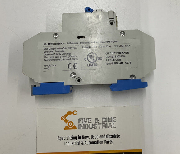 Altech DC Branch Circuit Breaker UL489-C6 6 Amp