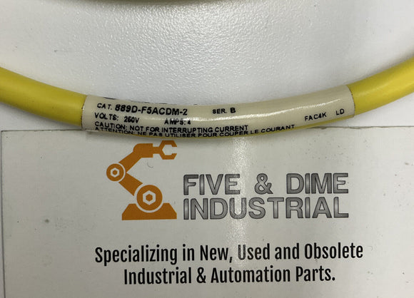Allen Bradley 889D-F5ACDM-2 Rockwell Automation Cordset