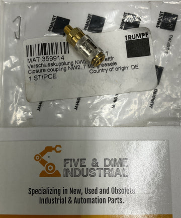 Trumpf 802652909 / 359914 M5 Closure Coupling