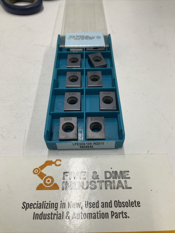 Ingersoll Rand LPE324-106 IN2010 Carbide Inserts Box of 10