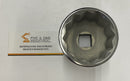Armstrong 2-1/8  Chrome 12-Point 3/4  Drive Socket 13-168-3