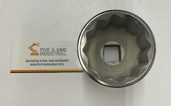 Armstrong 2-1/8  Chrome 12-Point 3/4  Drive Socket 13-168