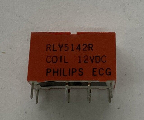 Philips ecg rly5142r dpdt  2A Coil 12 VDC Relay