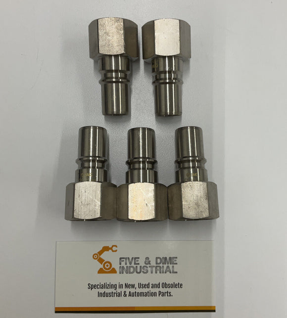 SMC KK6P-04F Lot of 5  Female Plug S Couplers