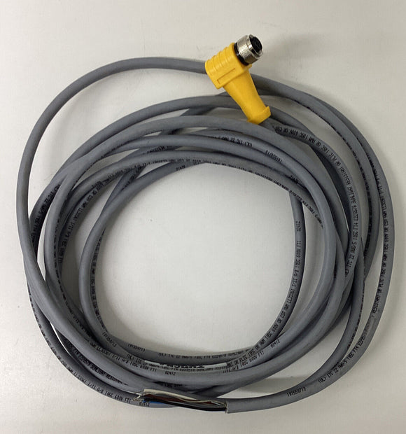 Turck WKS4.5T-5 Cable U-00221 M12 Female Right Angle 5-Meters