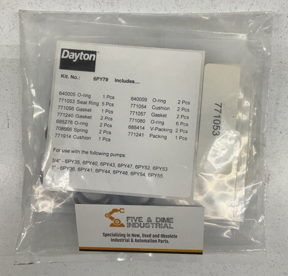 Dayton  6PY79 Pump Repair Kit Air
