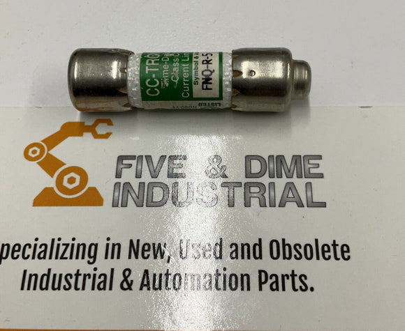 Bussmann CC-Tron FRQ-R-5 Lot of (4) Class CC Time Delay Fuse 5A