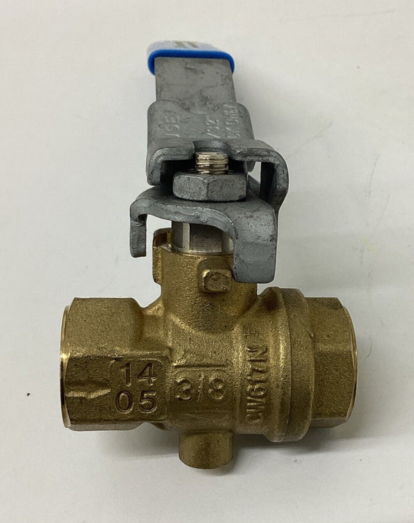 Rub S93C41  Brass Ball Valve Lockable Handle 3/8'' NPT Female