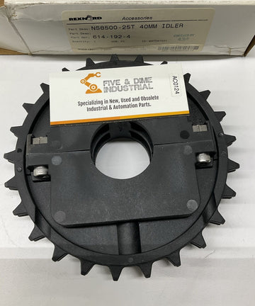 Rexnord 614-192-4 40mm MatTop Idler Sprocket NS8500-25T - 0