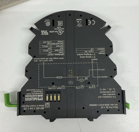 Murr 9000-41011-1600000 1-Channel Mico Pro Circuit Protection Module 16A