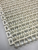 Intralox 1100 Series 5" X 25' White Flush Grid Friction Top Belt-3