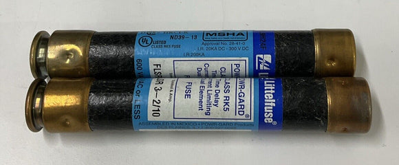 Littelfuse FLSR 3-2/10 Lot of 2  Fuse