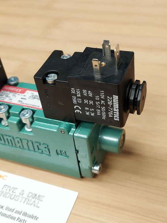 Numatics L12BB5002P00030 228-776A Solenoid Valve 110VAC