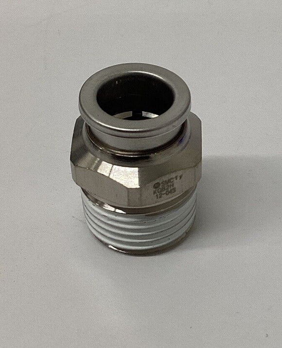 SMC KQB2H12-04S White Brass one touch fitting