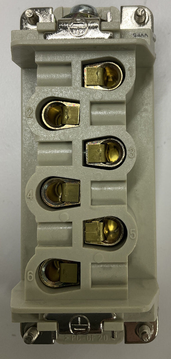 Lapp Epic 10.1700  6-Pin Male Connector Insert 600V