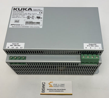 Kuka 27V-NT-KRC2 Power Supply 400-580 Output VAC 27.3 VDC, 40-Amps