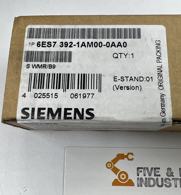 Siemens 6ES7 392-1AM00-0AA0 Sealed Simatic Connector