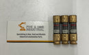 Bussmann  FRN-R-15 Fusetron Time Delay Fuses 15A 250V   Lot of 3-1