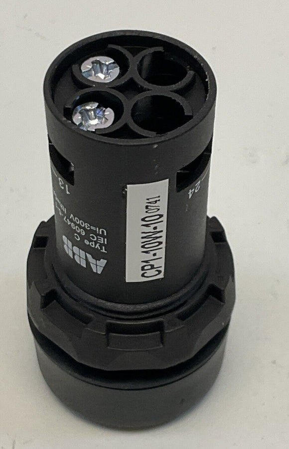 ABB CP110W-10 Non-Illuminated White Pushbutton Switch 230V